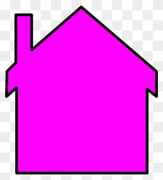Pink House Logo-gook - Clip Art Logo Home Pink - Png Download
