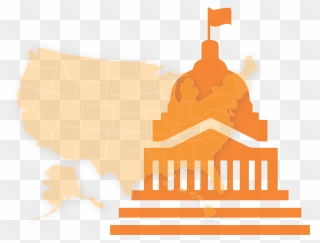 Transparent Washington Dc Clipart - Government And Public Sector Icon - Png Download