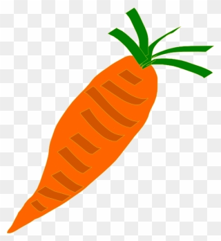 Carrot Clipart - Free Clip Art Images Of Vegetables - Png Download