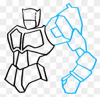 How To Draw Optimus Prime From Transformers - Cartoon Clipart