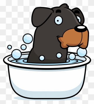Do Rottweilers Swim - Rottweiler Pooping Clipart