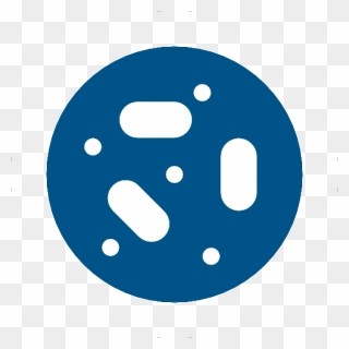 Icon Petri Dish Blue - Circle Clipart