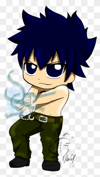 Transparent Fairy Tales Clipart - Gray Fullbuster Chibi - Png Download