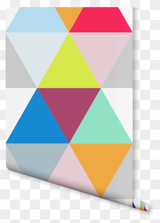 Bright Colour Triangle Clipart
