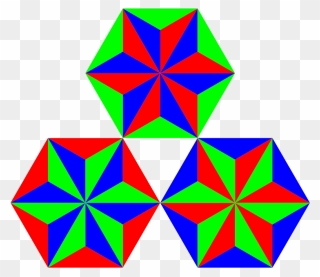 Thirds Of Triangles - اشكال مثلثات هندسية Clipart