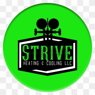 Strive Heating And Cooling Logo - Emblem Clipart