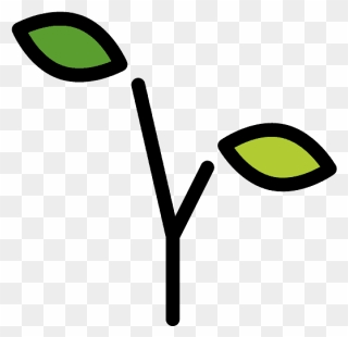 Seedling Emoji Clipart - Png Download