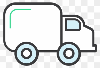 Free Shipping Returns - Truck Clipart