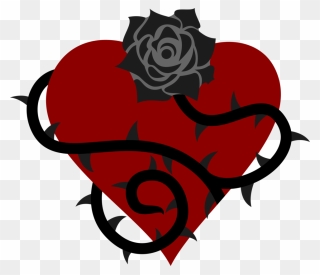 Clipart Rose Thorn - Black Rose Cutie Mark - Png Download