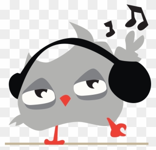 Listening - Cute Birds Clipart