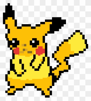 Pikachu Sprite Video Games Raichu Gif - Pikachu Pixel Art Clipart