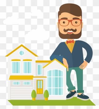 Real Estate Agent Vector Clipart
