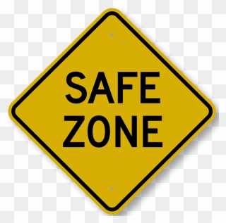 Cropped Safe Zone Yellow Sign Vernon Emdr Safezone - Cherry Picked Meme Clipart