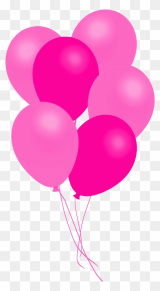 Baby Pink Balloons Png - Red Balloons Clipart Transparent Png