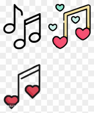 #music #musicislife #musical #musicnotes #hearts @haelilulu - Musik Icon Png Pink Clipart