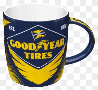 Nostalgic Art Mug Goodyear Tires Retro Logo - Mug Clipart
