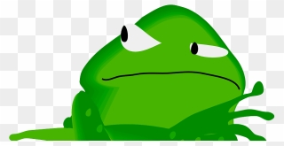 Angry Frog Clipart