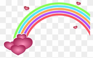 Rainbow Clip Printable, Picture - Valentine's Day Clip Art - Png Download