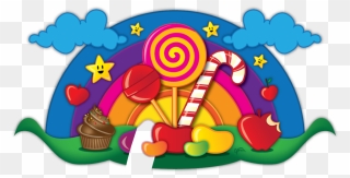 #candyland #sweets - Candy Land Clip Art - Png Download
