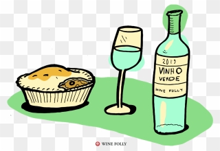 Chicken Pot Pie Pairs Well With Vinho Verde Wine And Clipart
