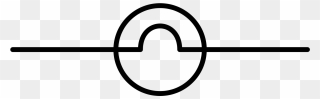 Ammeter Symbol - Symbol For A Lamp Clipart