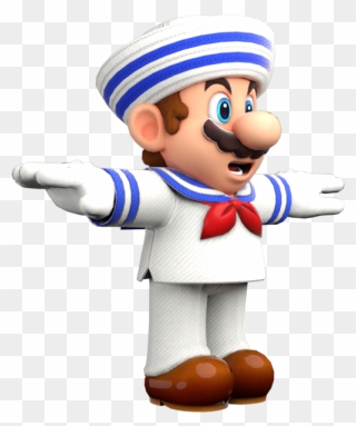 Super Mario Odyssey - Mario T Pose Png Clipart