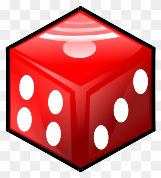 Red Die - Dice Clipart - Png Download