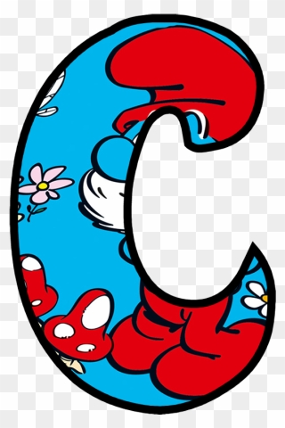 Smurf Letters Clipart