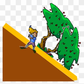 Image Of Slope - Cartoon Clipart