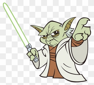 Yoda Logo Star Wars - Star Wars Cartoon Yoda Clipart