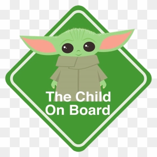 Mandalorian Baby On Board Clipart