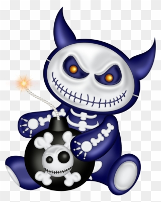 Halloween Monster Scary Clipart - Png Download