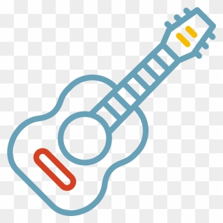 Guitar Icon - Guitar Icon Png Transparent Clipart