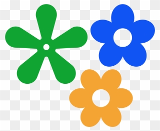 70s Flower - Flower Icon Clipart