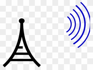 Transparent Radio Tower Clipart - Radio Wave Animated Gif - Png Download
