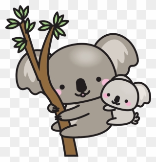 Cute Koala Png Image - Kawaii Cute Koala Drawing Clipart