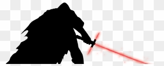 Kylo Ren Anakin Skywalker Silhouette Bb-8 Stormtrooper - Star Wars Silhouette Kylo Ren Clipart