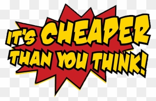Cheaper Than You Think Cleaned - Booming Economy Clipart