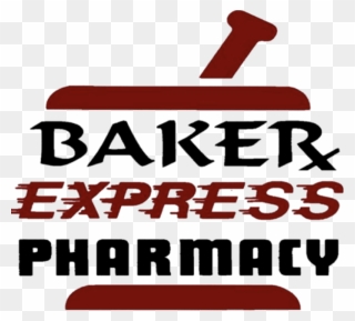 Baker Express Pharmacy - Poster Clipart