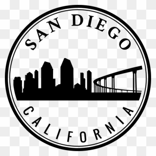 Clip Art San Diego Skyline Outline - Png Download
