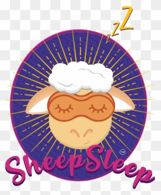 Sheep Sleep Logo Only No Clouds Hires No Pp - Clip Art - Png Download