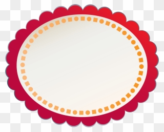 Transparent Wave Border Clipart - Christmas Gift Tag Circle - Png Download