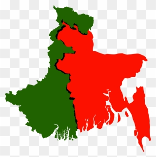 Map And Flag Of Bangladesh Clipart