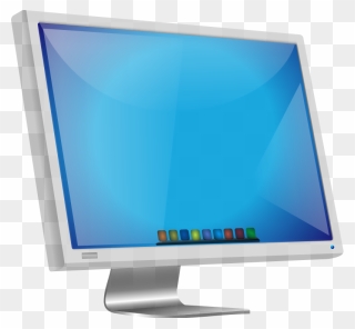 Computer Monitor Clip Art - Monitor Clipart - Png Download