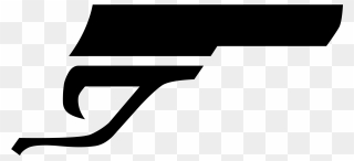 Collection Of Free Drawing Guns Symbol Download On - James Bond Gun Logo Clipart