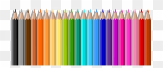 Crayon Colored Pencil - Colored Pencils Transparent Background Clipart