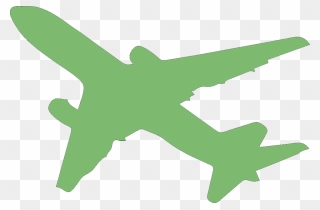 Silhouette Airplane Png Clipart