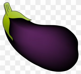 Hand-painted Eggplant Png Download - Eggplant Clipart