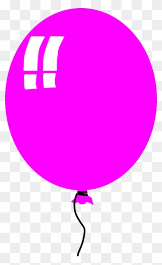 Balloon Purple Birthday - Balloon Clip Art - Png Download