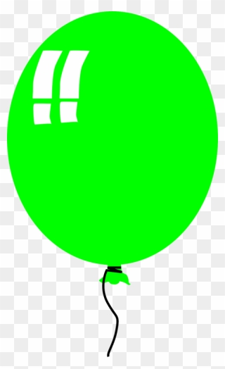 Ballon Green Happy - Balloon Clip Art - Png Download